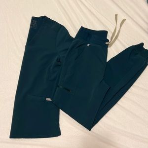 Figs Scrub Set- XS top and XS tall bottoms